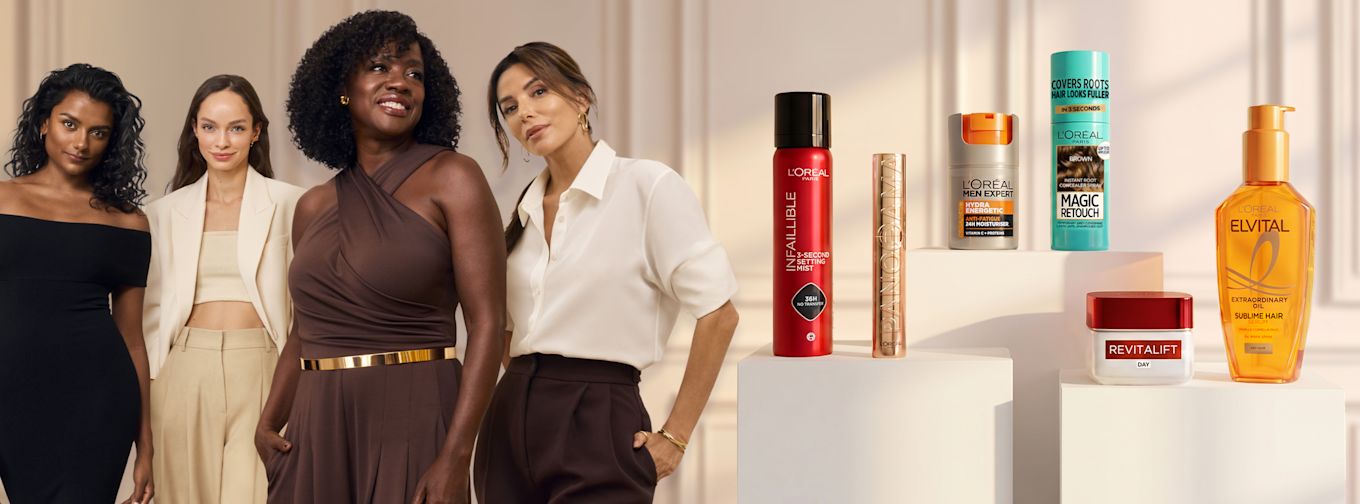 L'Oréal Paris banner.