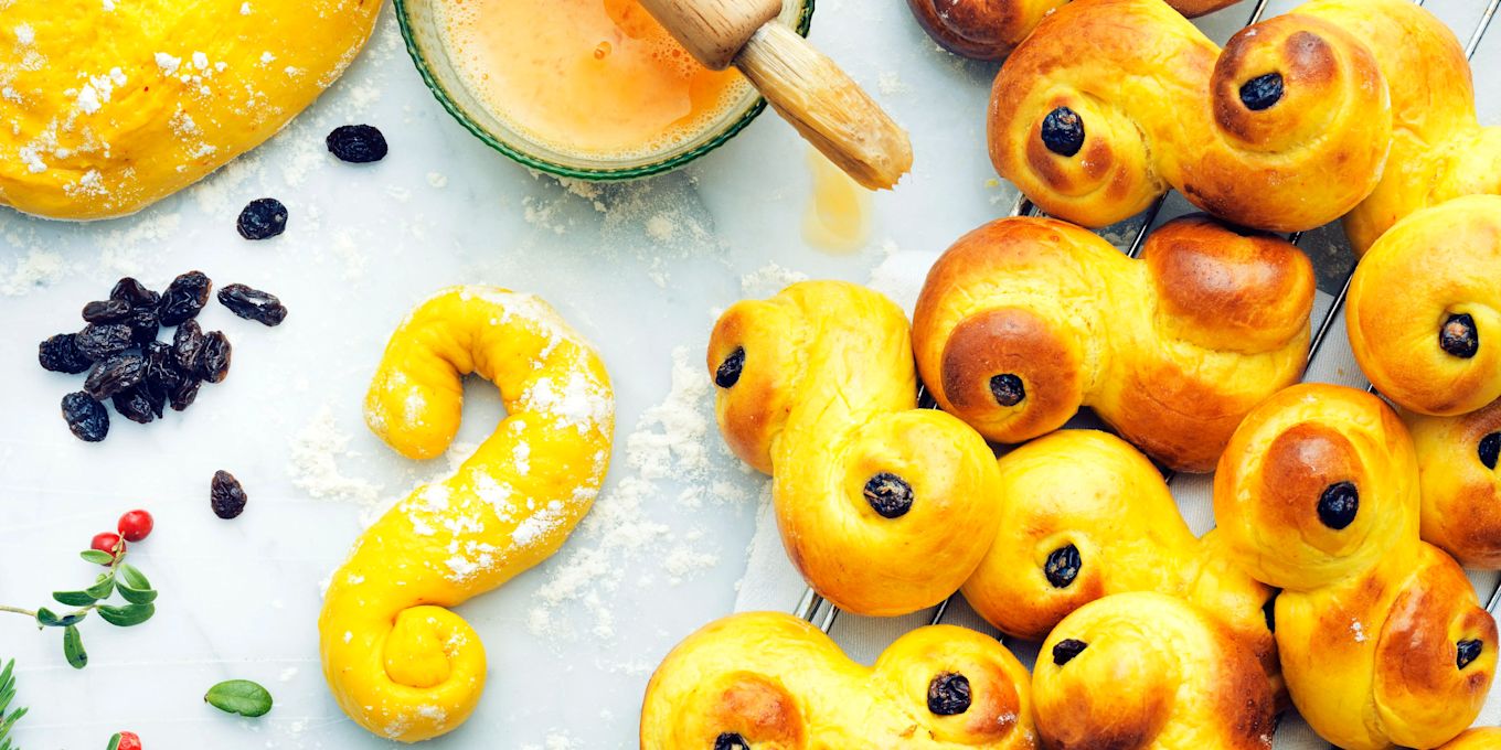 Lussekatter och saffran.