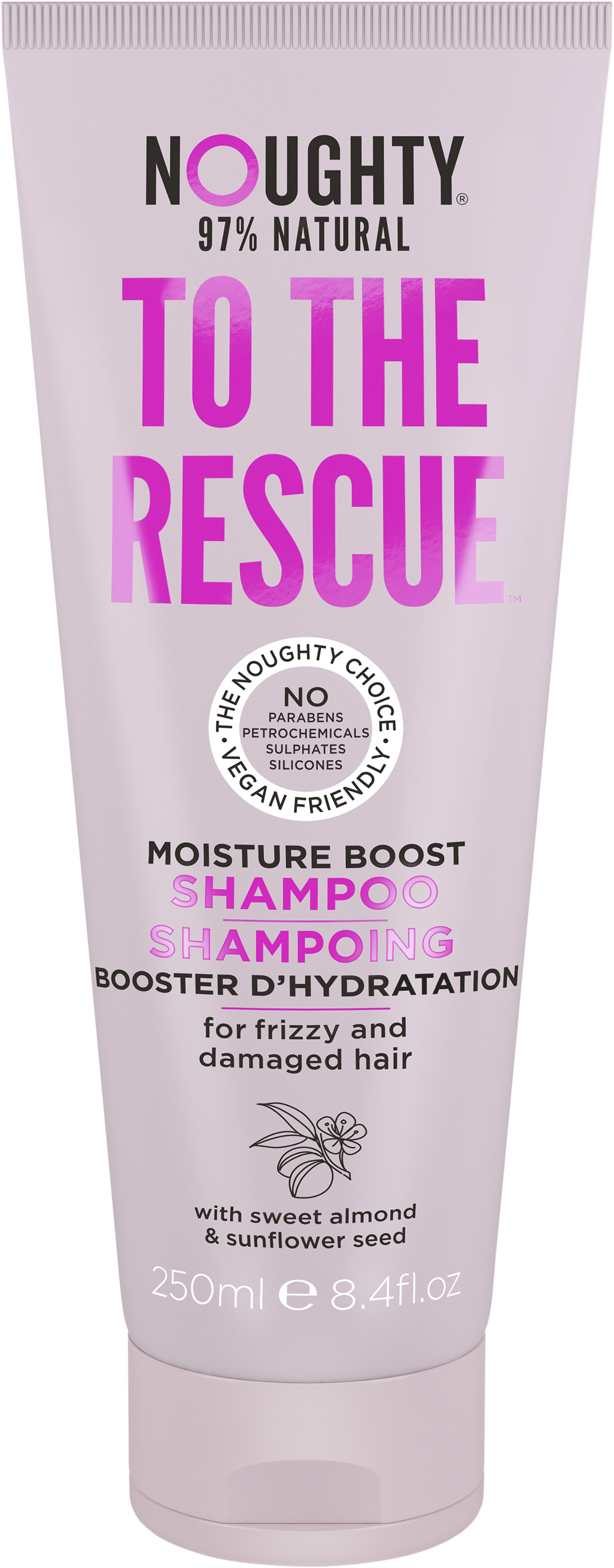 Noughty To The Rescue Moisture Boost Shampoo 250 ml