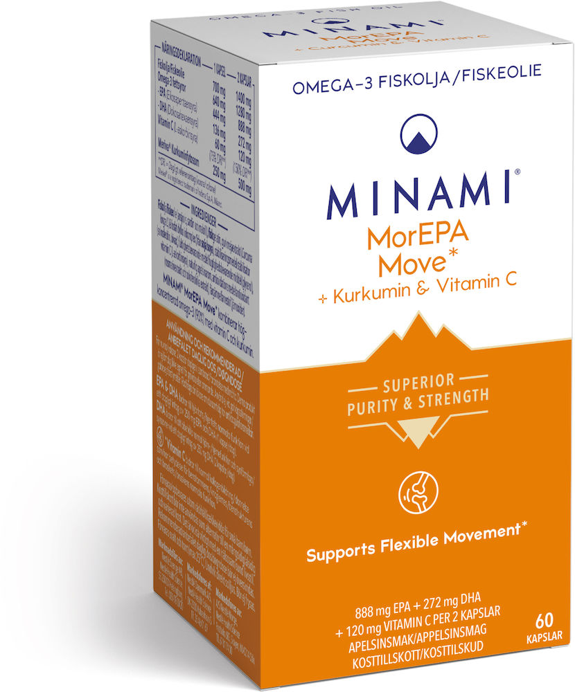 MINAMI Minami MorEPA Move Omega-3 90% 60 kapslar