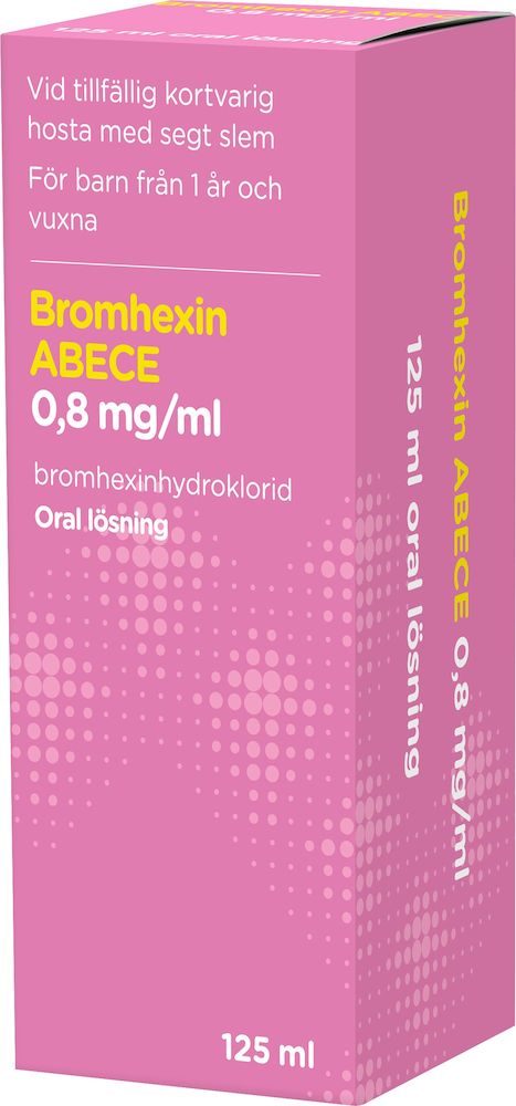 Bromhexin ABECE Oral lösning 0,8 mg/ml