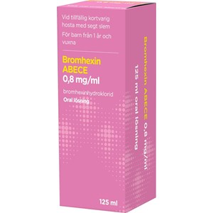 Bromhexin ABECE Oral lösning 0,8 mg/ml 125 ml