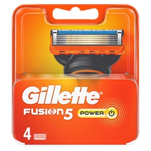 Gillette Fusion5 Power Rakblad För Män 4 Rakblad