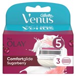 Venus Comfortglide Olay Sugarberry Rakblad 3-pack