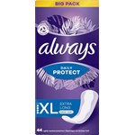Always Dailies Long Plus Extra Protect Trosskydd Med Mild Doft 44 st