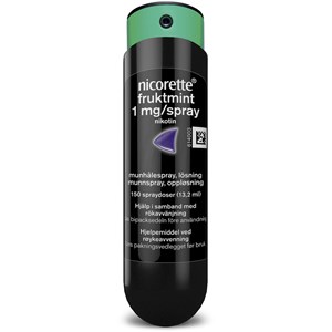 Nicorette Fruktmint munhålespray 1 mg/spray 150 sprayningar