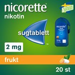 Nicorette Frukt komprimerad sugtablett 2 mg 20 st