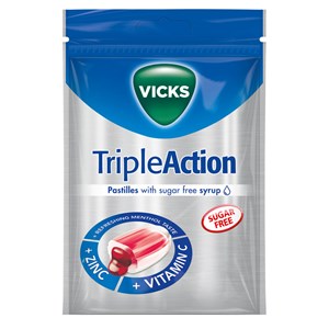 Vicks Triple Action Sugar Free 72 g