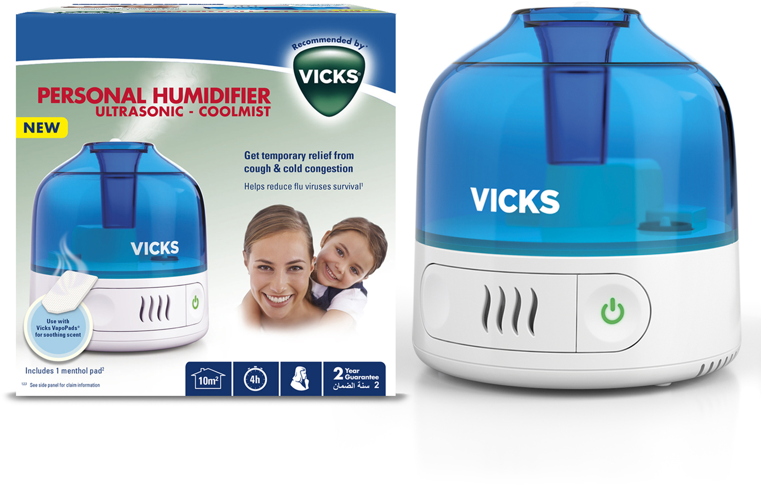 Vicks Personal Humidifier Luftfuktare