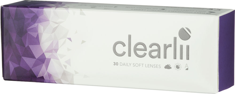 Clearlii Daily Soft Lenses endagslins 30-pack -3.75