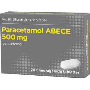 Paracetamol ABECE filmdragerad tablett 500 mg 20 st