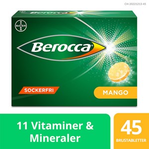 Berocca Energy Mango Brustablett 45 st