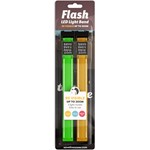 Save Lives Now Flash Led Light Band 2-pack Green/Yellow
