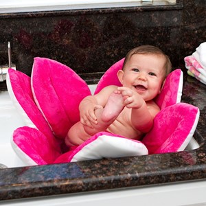 Blooming Bath Pink Babybadstöd