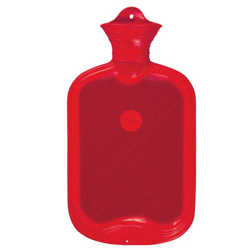 Sipacare Varmvattenflaska 2 liter Röd