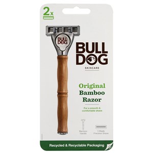 Bulldog Original Bamboo Razor Rakhyvel 1 st + Rakblad 2 st