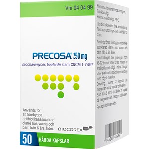 Precosa Kapsel Hård 250 mg 50 kapslar