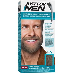 Just For Men Mustache & Beard Skäggfärg Medium Brown