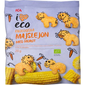 ICA I Love Eco Majslejon Morot 20 g