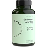 Great Earth Pantothenic Acid 1000 mg 90 tabletter