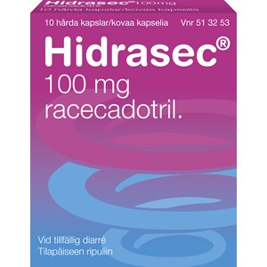 Hidrasec 100 mg 10 hårda kapslar