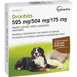 Dronbits tablett 525 mg/504 mg/175 mg 2 st