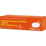 Acetylsalicylsyra/Koffein ABECE 500 mg/50 mg 20 brustabletter