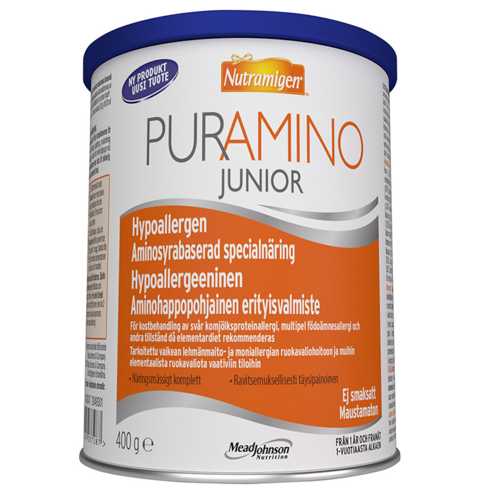 Nutramigen Puramino Junior Hypoallergen Aminosyrabaserad Specialnäring 400 g