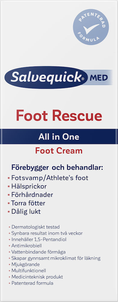 Salvequick MED Foot Rescue All In One Foot Cream 100 ml