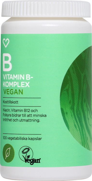 Hjärtats vitamin B Vegan 100 kapslar