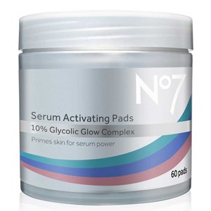 No7 Serum Activating Pads 10% Glycolic Glow Complex 60 st