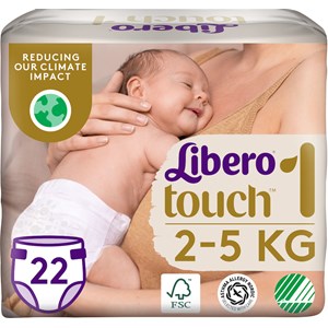 Libero Touch 1 Blöja 2-5kg 22 st
