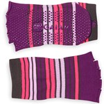 Gaiam Toeless Yoga Socks Pink/Purple