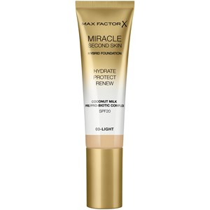 Max Factor Miracle Second Skin Foundation 33ml Light 