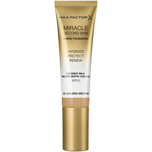 Max Factor Miracle Second Skin Foundation 33ml Gold Medium 