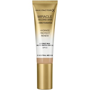 Max Factor Miracle Second Skin Foundation 33ml Neutral Medium 