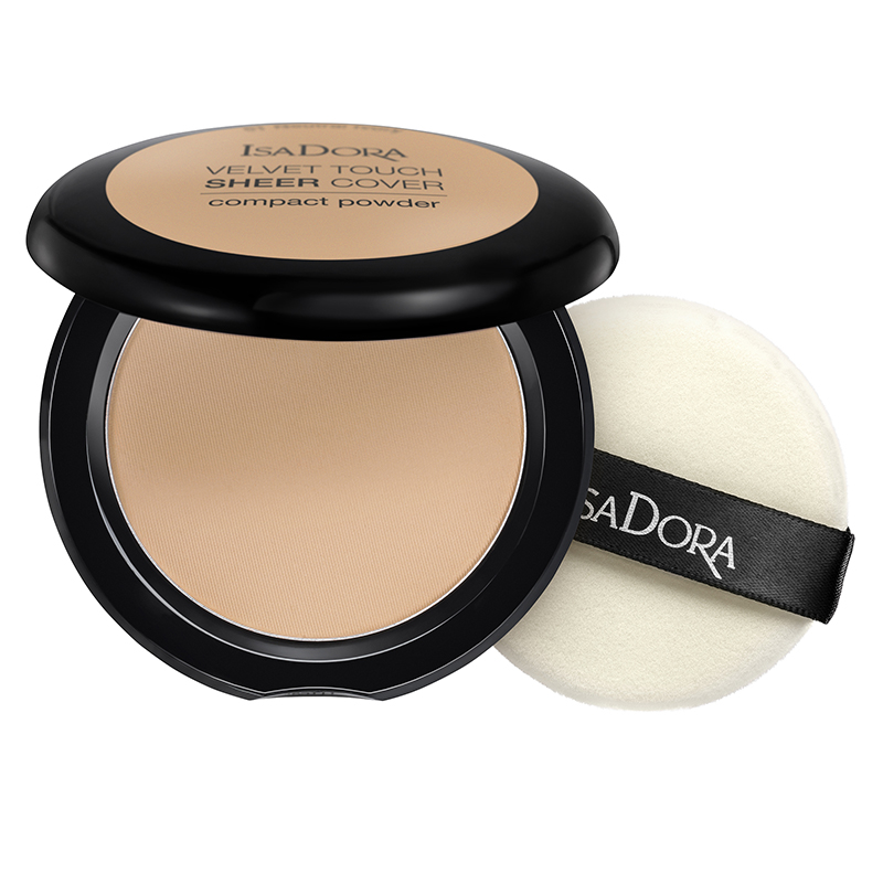 Isadora Velvet Touch Sheer Cover Compact Powder Warm Sand 