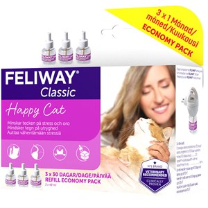 Feliway Classic 3 x Refill 48 ml