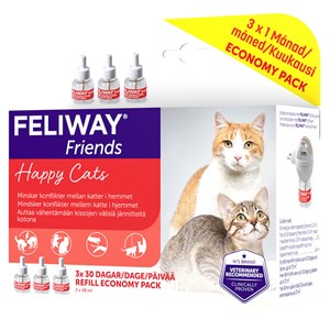 Feliway Friends 3 x Refill 48 ml