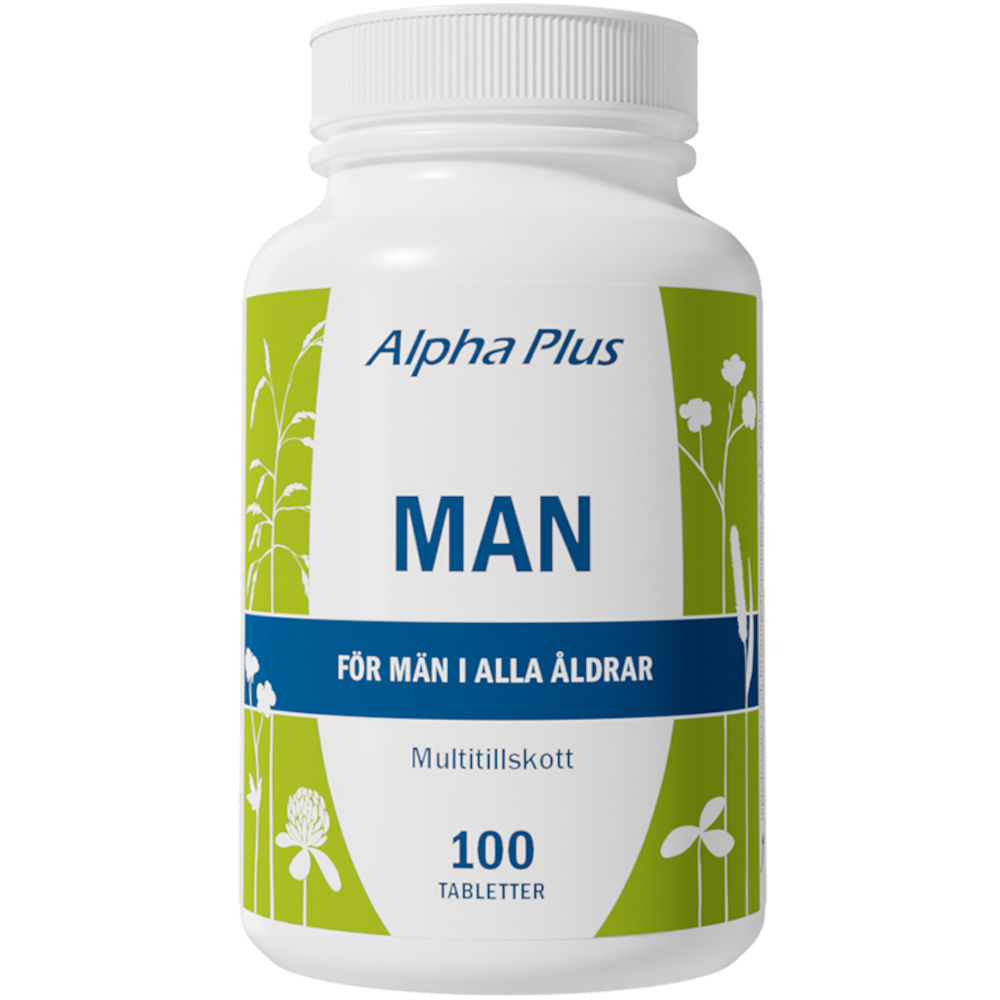 Alpha Plus Man 100 tabletter