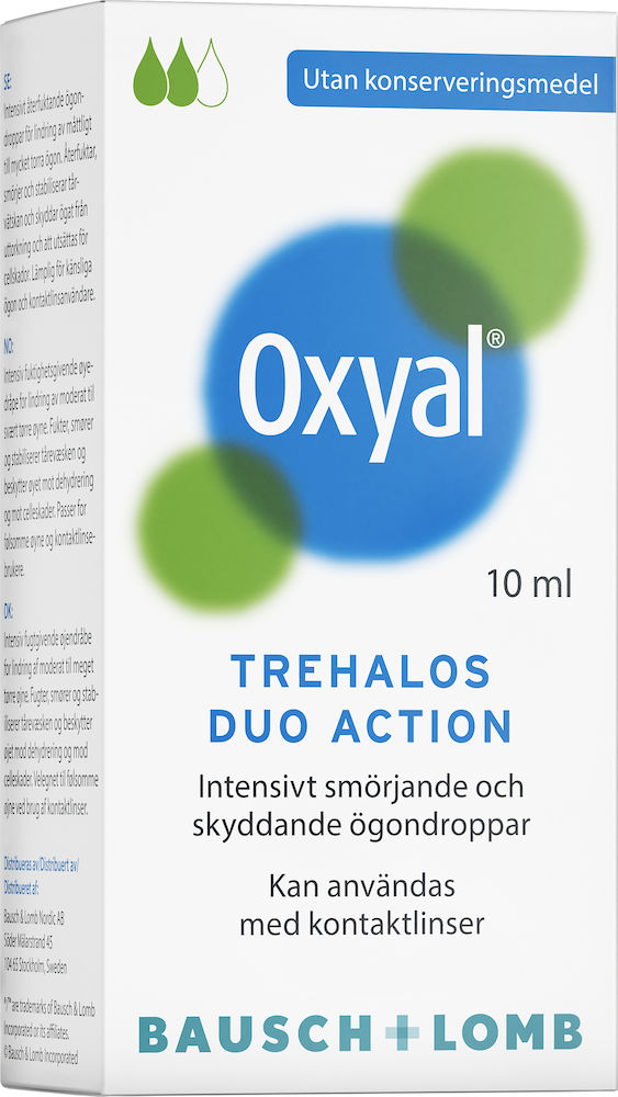 Oxyal Trehalos Duo Action Ögondroppar 10ml