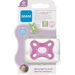 MAM Comfort Newborn napp 1-pack Pink
