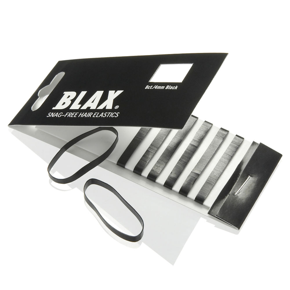 BLAX Hårsnodd Black 8 st