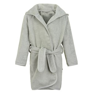 Pippi Organic Bath Robe Grey 110/116