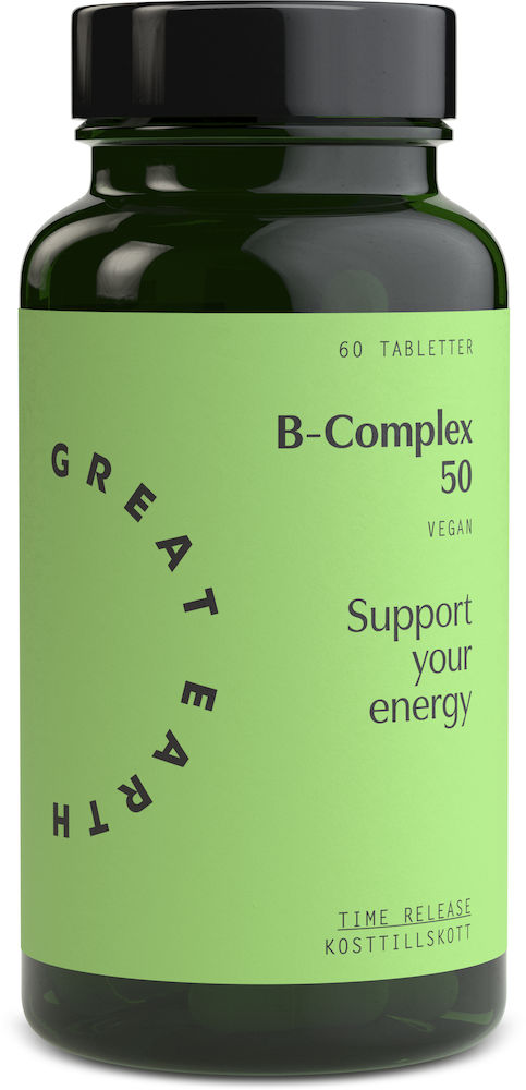 Great Earth B-Complex 50 60 tabletter