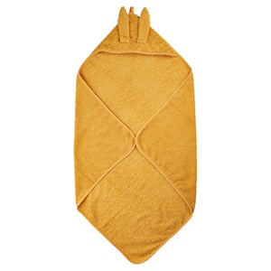 Pippi Organic Hooded Towel Mineral Yellow