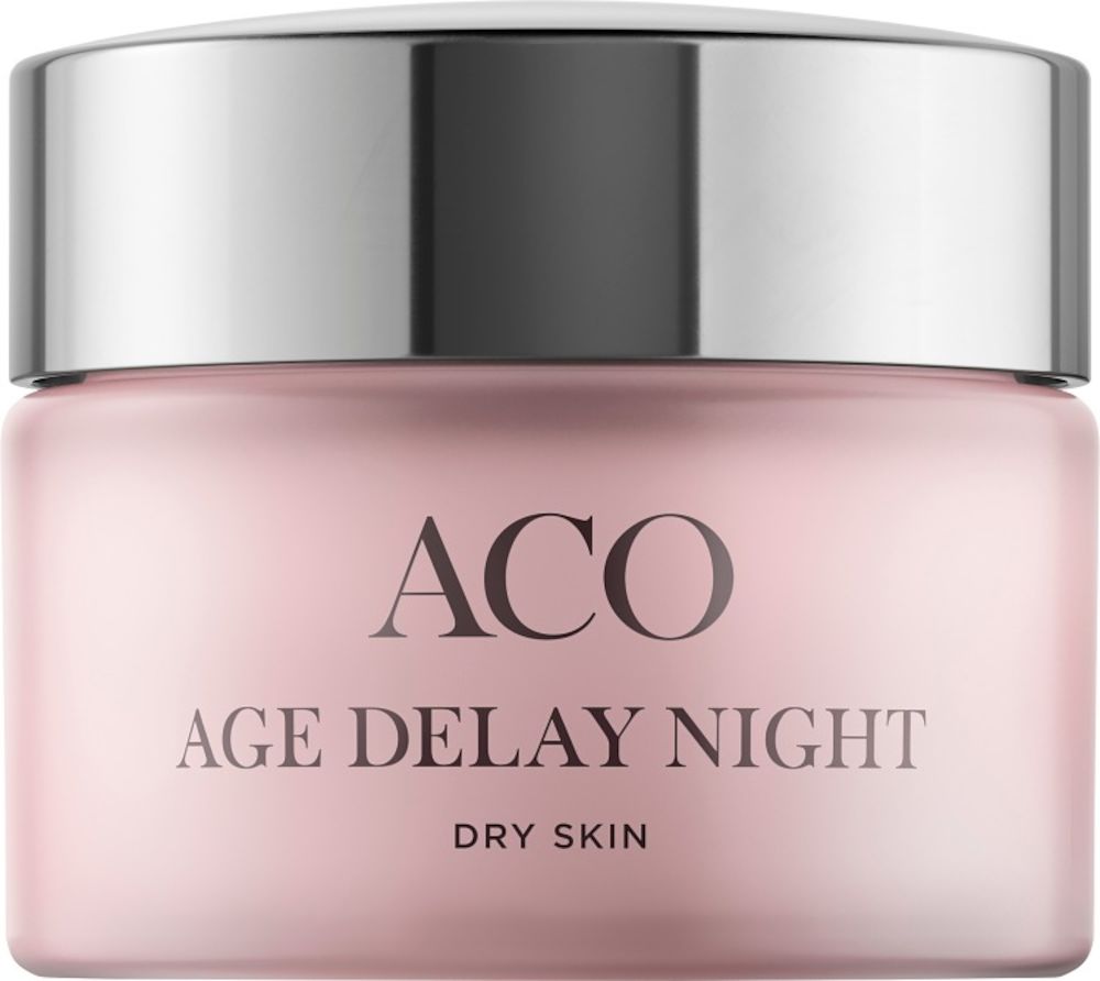 ACO Face Age Delay Night Cream Dry Skin Parfymerad 50 ml