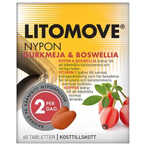 Litomove Gurkmeja & Boswellia Tablett 60st