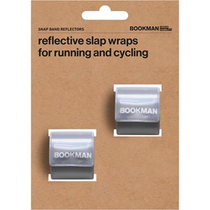 Bookman Snap Band Reflectors White 2-pack