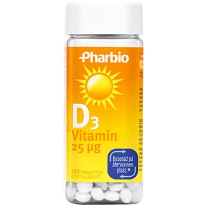 Pharbio D3 Vitamin 180st